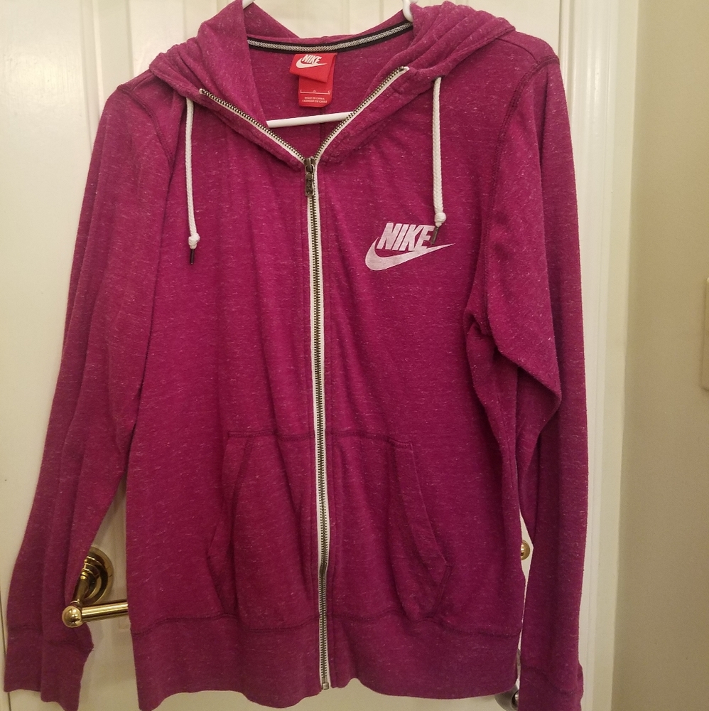 Purple/pink Nike hoodie